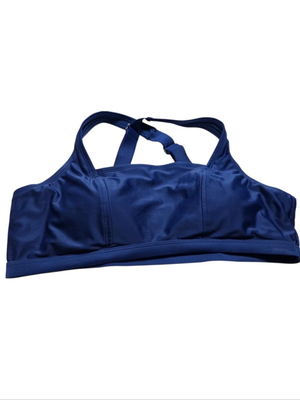 Xersion Navy Blue Women’s Swim Bikini Top - Racerback Sport